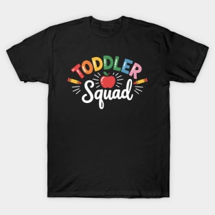 Toddler Squad Cute School Teacher Student T-Shirt